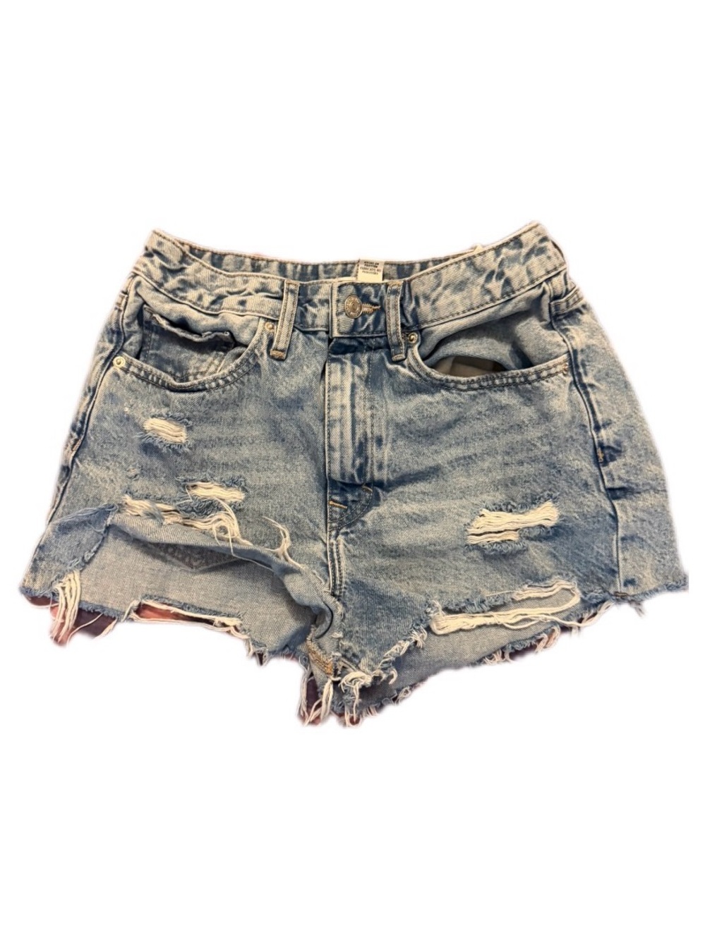 Women’s forever 21 light wash denim shorts.